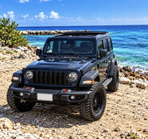 Jeep Wrangler Sahara Cabrio met elektrisch Sunroof Unlimited ( 2025)