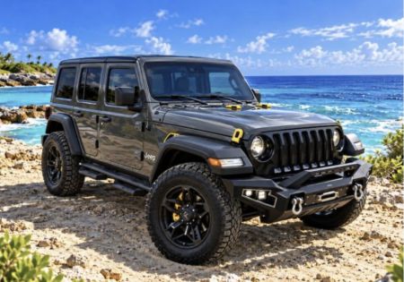 Jeep Wrangler huren met onbeperkte kilometers voor 1,2 of 3 dagen